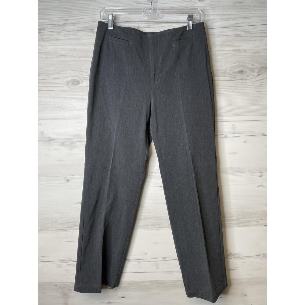 Dockers Pants Womens 10 Short Gray Stretch Trousers Dress Slacks Comfort‎ Work